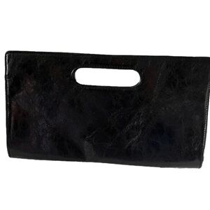 Express Women’s Black Faux Leather Satchel